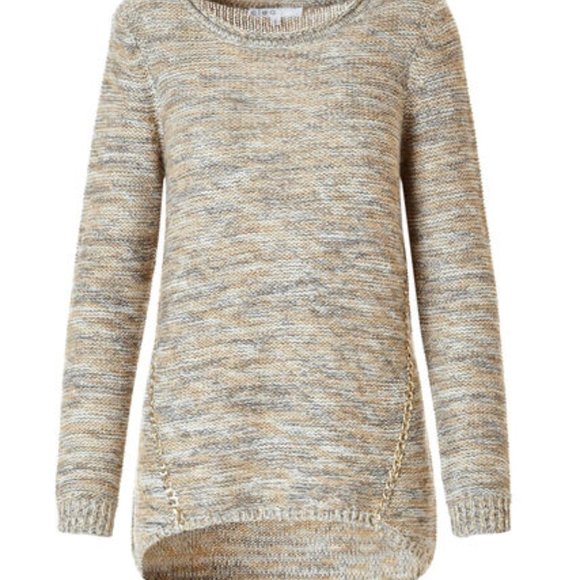 Cleo Gold Chain Knit Sweater - Picture 2 of 13